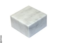 Marmor Sockel weiß 90x90x30mm