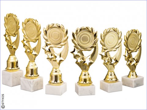 Pokal "Sieger", 6 Größen Gold