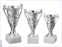 Ständerpokal Mini "Ritter" 3 Größen in Gold oder Silber