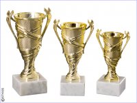Ständerpokal Mini "Ritter" Gold 165mm