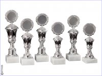 Ständerpokal  "Duisburg"  Silber / schwarz...