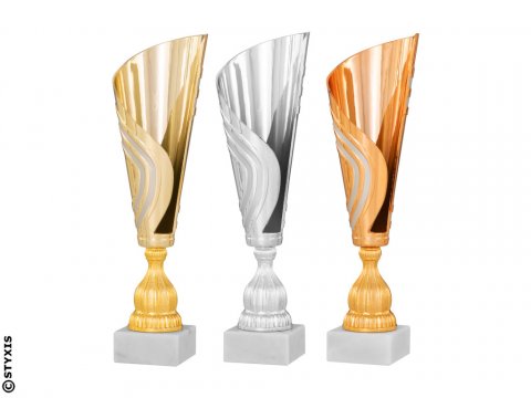 Ständerpokal "Cloe", 3 Farben, Höhe 320mm