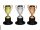 Mini Pokal Rund - 105mm - Gold/Silber/Bronze