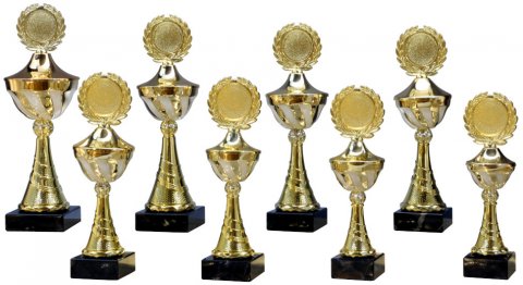 Pokal "Lexa" - Gold/Permutt - 8 Größen