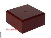 Sockel "Mahagoni" Quadratisch mit Mittelbohrung...
