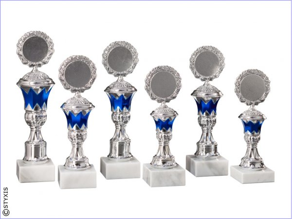 Silber / Blau